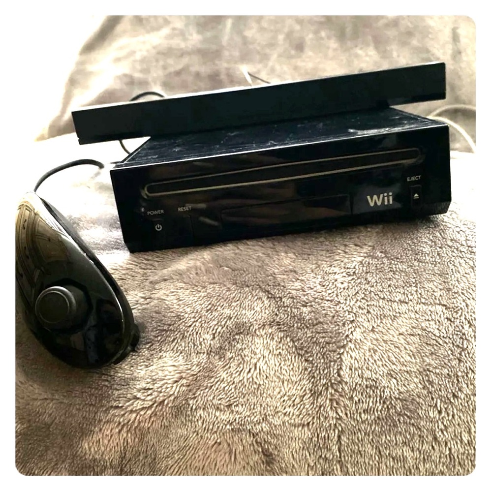 Nintendo Wii with Controller and Motion Sensor